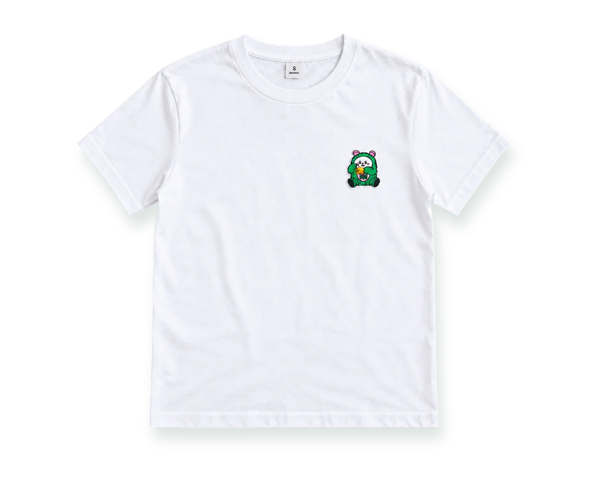抹茶モンスター Tシャツ|ホワイト(ユニセックス)