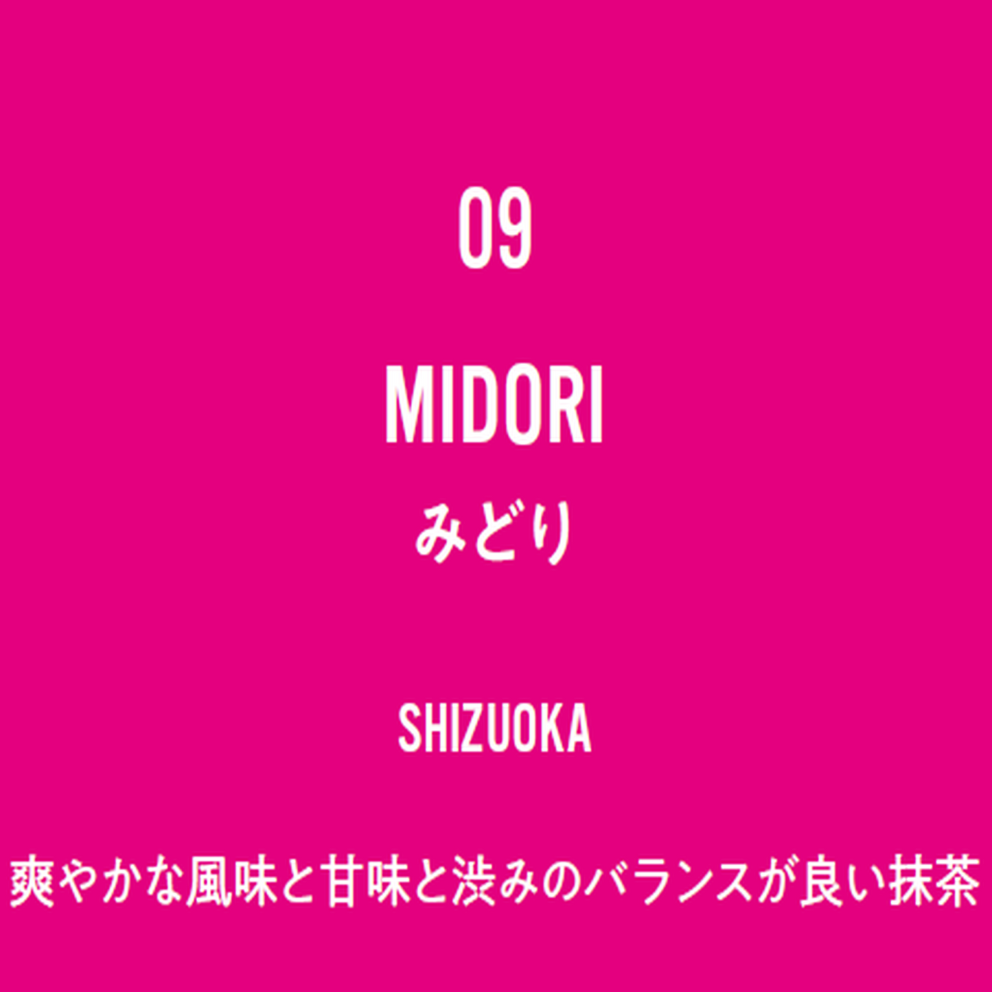 No.9  MIDORI-みどり-